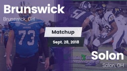 Matchup: Brunswick High vs. Solon  2018