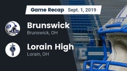 Recap: Brunswick  vs. Lorain High 2019