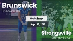 Matchup: Brunswick High vs. Strongsville  2019