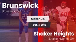 Matchup: Brunswick High vs. Shaker Heights  2019