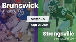 Matchup: Brunswick High vs. Strongsville  2020