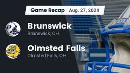 Recap: Brunswick  vs. Olmsted Falls  2021