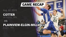 Recap: Cotter  vs. Plainview-Elgin-Millville  2015
