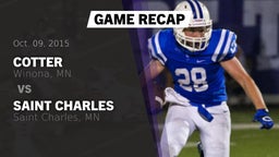 Recap: Cotter  vs. Saint Charles  2015