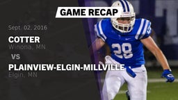 Recap: Cotter  vs. Plainview-Elgin-Millville  2016