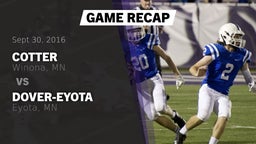 Recap: Cotter  vs. Dover-Eyota  2016