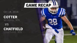 Recap: Cotter  vs. Chatfield  2016