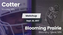 Matchup: Cotter  vs. Blooming Prairie  2017