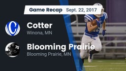 Recap: Cotter  vs. Blooming Prairie  2017