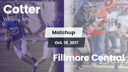 Matchup: Cotter  vs. Fillmore Central  2017