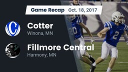 Recap: Cotter  vs. Fillmore Central  2017