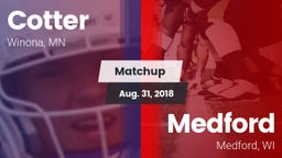 Matchup: Cotter  vs. Medford  2018