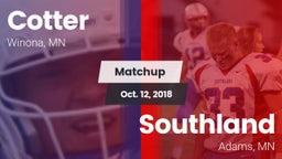Matchup: Cotter  vs. Southland  2018