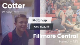 Matchup: Cotter  vs. Fillmore Central  2018
