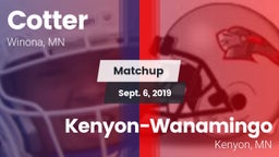 Matchup: Cotter  vs. Kenyon-Wanamingo  2019