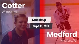 Matchup: Cotter  vs. Medford  2019