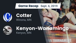Recap: Cotter  vs. Kenyon-Wanamingo  2019