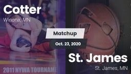 Matchup: Cotter  vs. St. James  2020