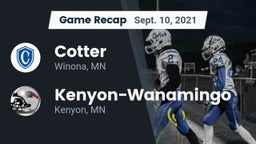 Recap: Cotter  vs. Kenyon-Wanamingo  2021