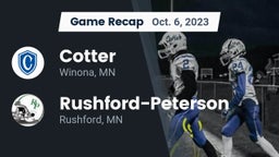 Recap: Cotter  vs. Rushford-Peterson  2023