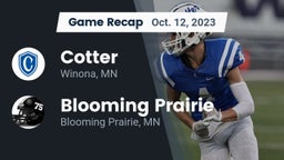 Recap: Cotter  vs. Blooming Prairie  2023