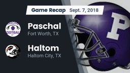 Recap: Paschal  vs. Haltom  2018