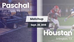 Matchup: Paschal  vs. Houston  2018