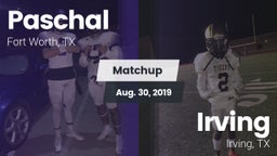 Matchup: Paschal  vs. Irving  2019