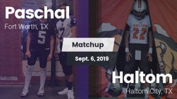 Matchup: Paschal  vs. Haltom  2019