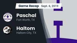 Recap: Paschal  vs. Haltom  2019