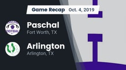 Recap: Paschal  vs. Arlington  2019