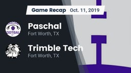 Recap: Paschal  vs. Trimble Tech  2019