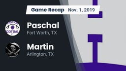 Recap: Paschal  vs. Martin  2019