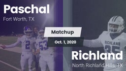 Matchup: Paschal  vs. Richland  2020
