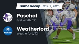 Recap: Paschal  vs. Weatherford  2023