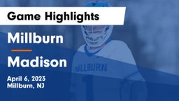 Millburn  vs Madison  Game Highlights - April 6, 2023
