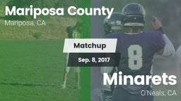 Matchup: Mariposa County vs. Minarets  2017
