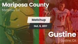 Matchup: Mariposa County vs. Gustine  2017