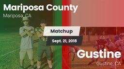 Matchup: Mariposa County vs. Gustine  2018
