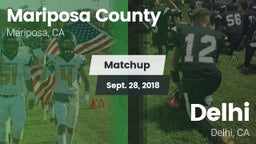 Matchup: Mariposa County vs. Delhi  2018