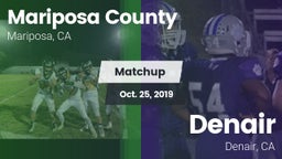 Matchup: Mariposa County vs. Denair  2019