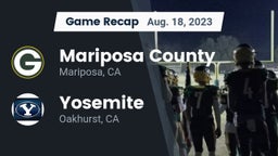 Recap: Mariposa County  vs. Yosemite  2023