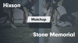 Matchup: Hixson  vs. Stone Memorial  - Boys Varsity Football 2016