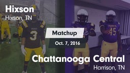 Matchup: Hixson  vs. Chattanooga Central  2016
