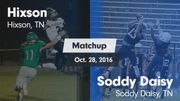 Matchup: Hixson  vs. Soddy Daisy  2016