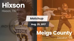 Matchup: Hixson  vs. Meigs County  2017