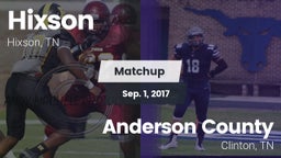 Matchup: Hixson  vs. Anderson County  2017