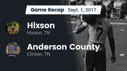 Recap: Hixson  vs. Anderson County  2017