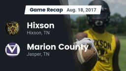 Recap: Hixson  vs. Marion County  2017