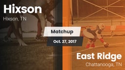 Matchup: Hixson  vs. East Ridge  2017